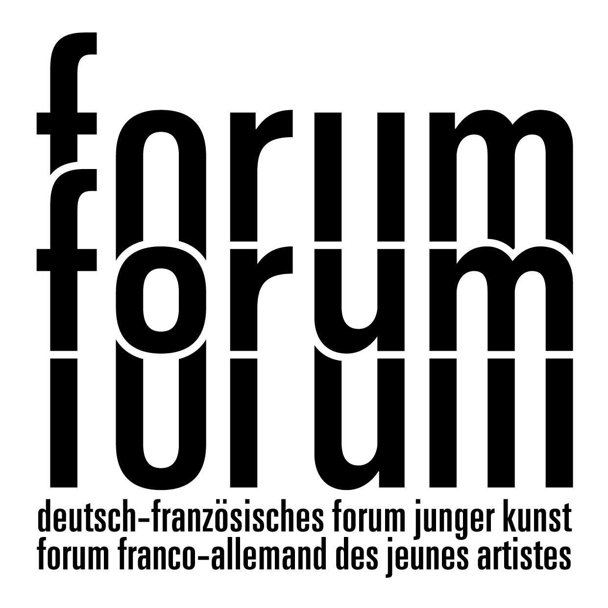 Logo deutsch-französisches forum junger kunst