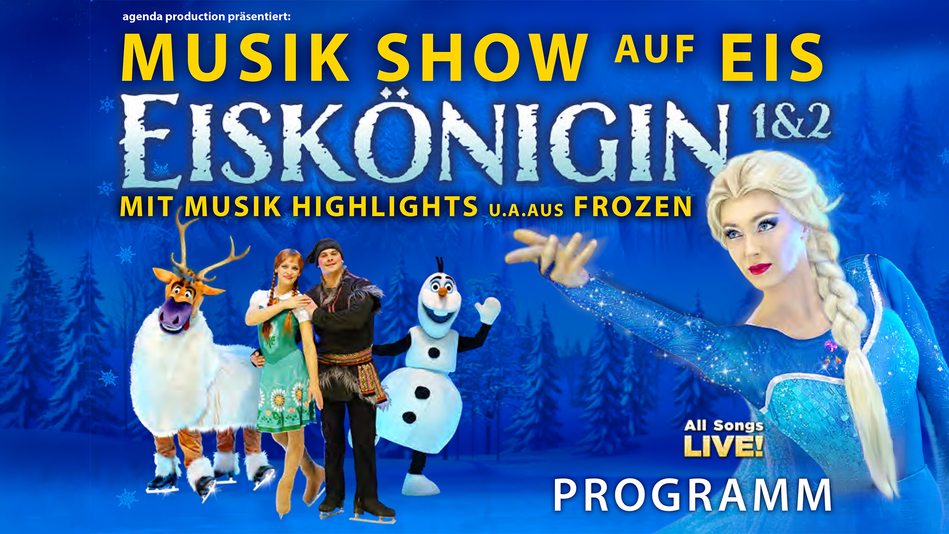 Eiskönigin 1&2 - Musik Show auf Eis