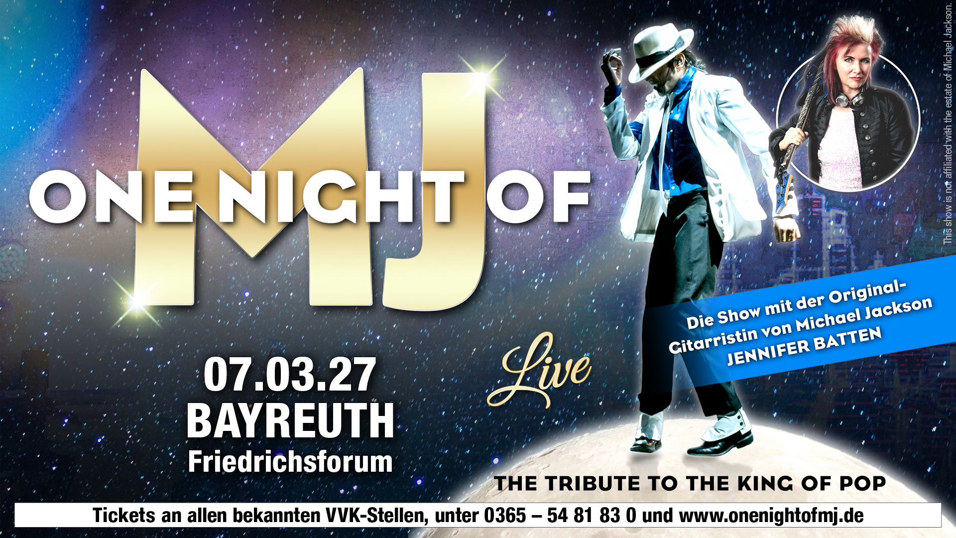 One Night of MJ - The Tribute to the King of Pop