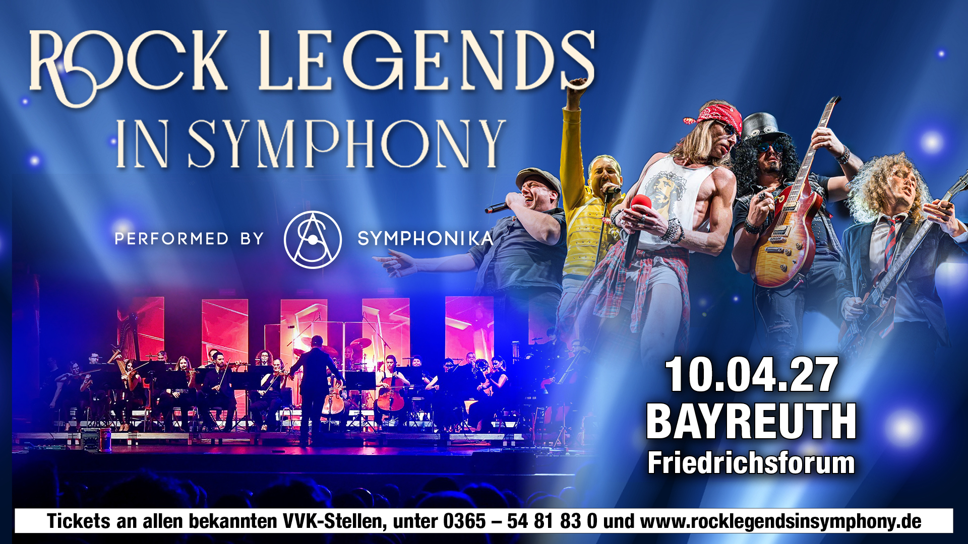 Rock Legends In Symphony performed by Symphonika